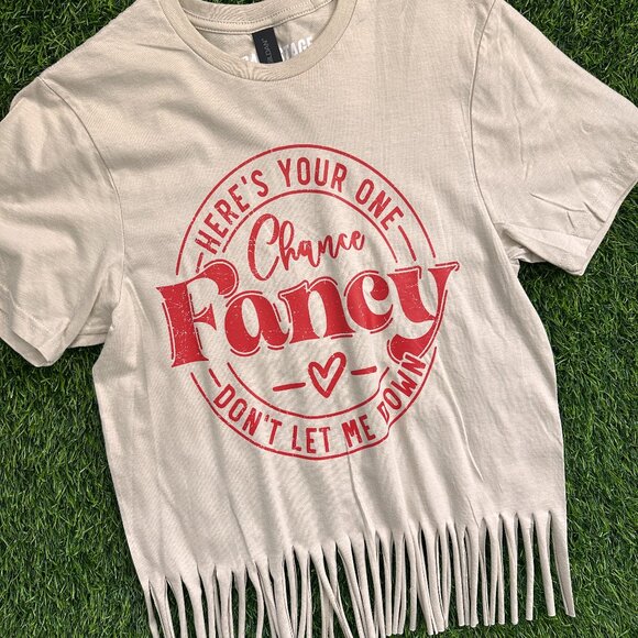 🔴CLOSE OUT | Fancy Reba Fringe Tee - Picture 1 of 5